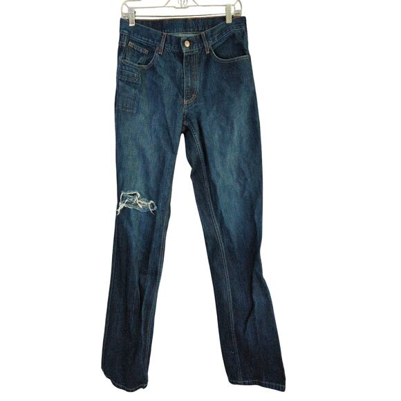 Kimes Ranch Jeans Mens 31x40 Blue Dillon Distressed Western - Picture 1 of 10
